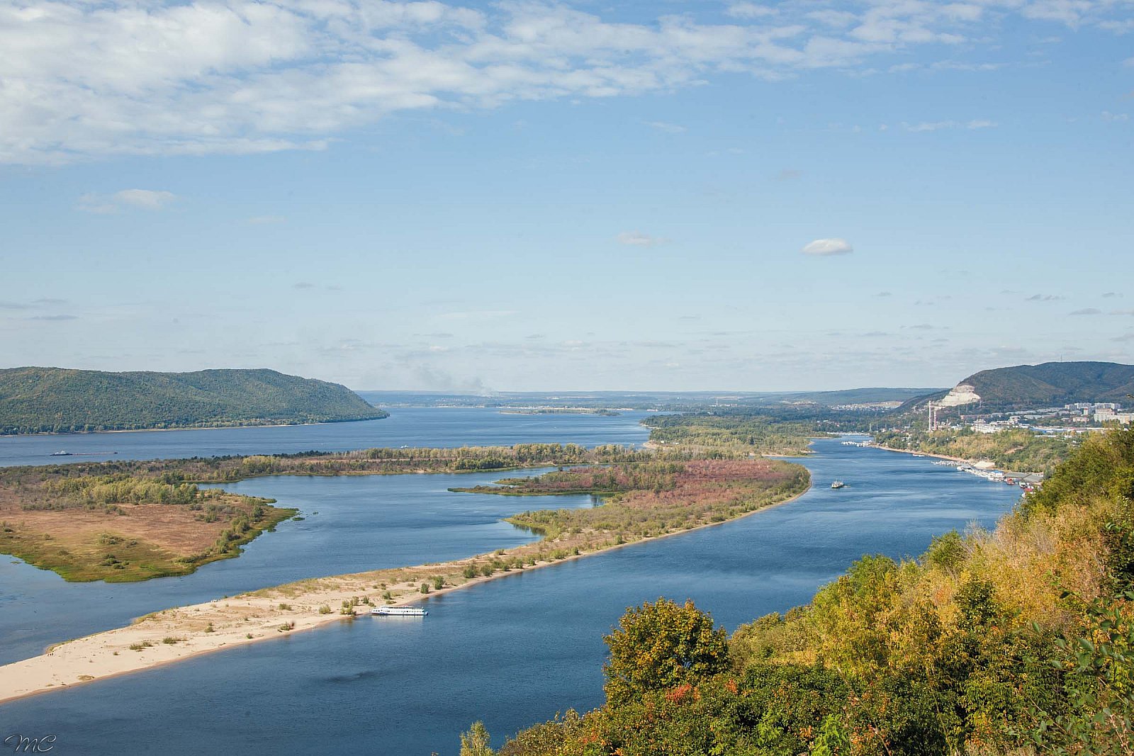 Река Волга - Самарская область