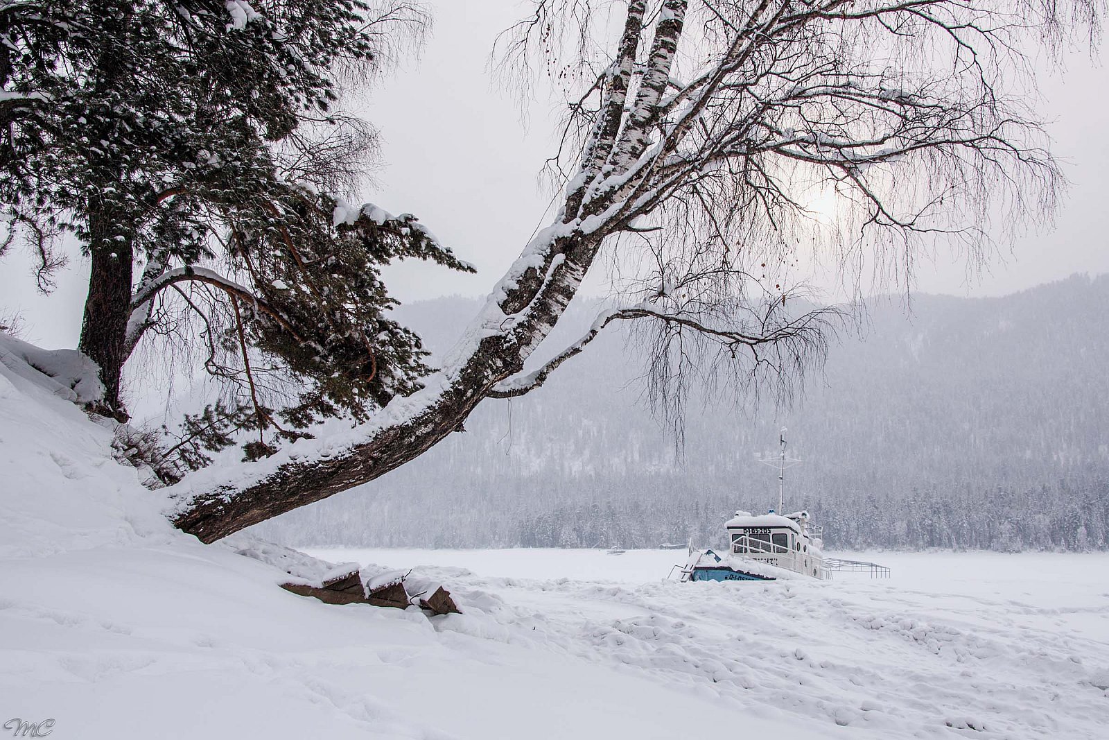 Телецкое озеро - Алтай (зима)
