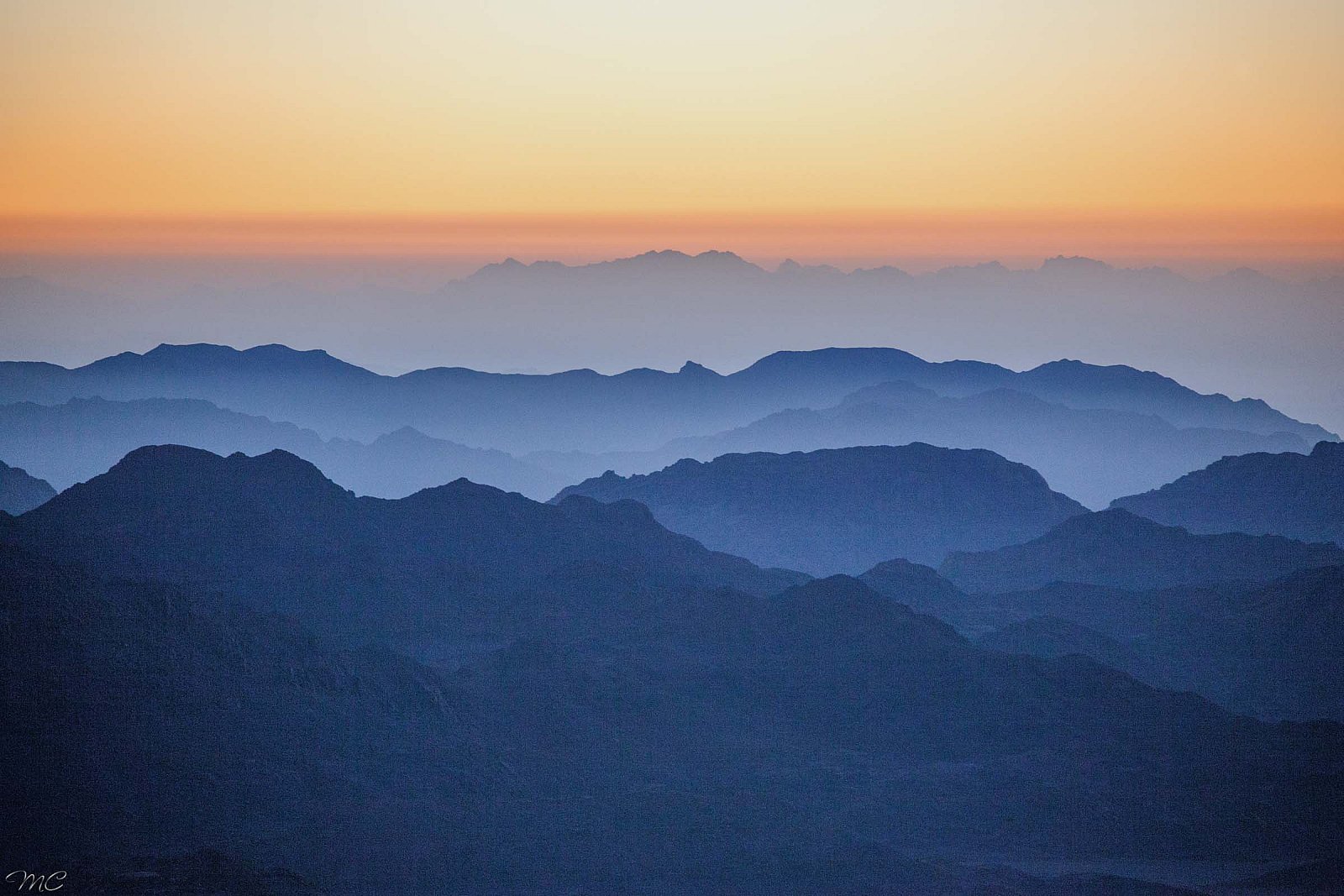 Рассвет на горе Хорив - Израиль Иордания Египет