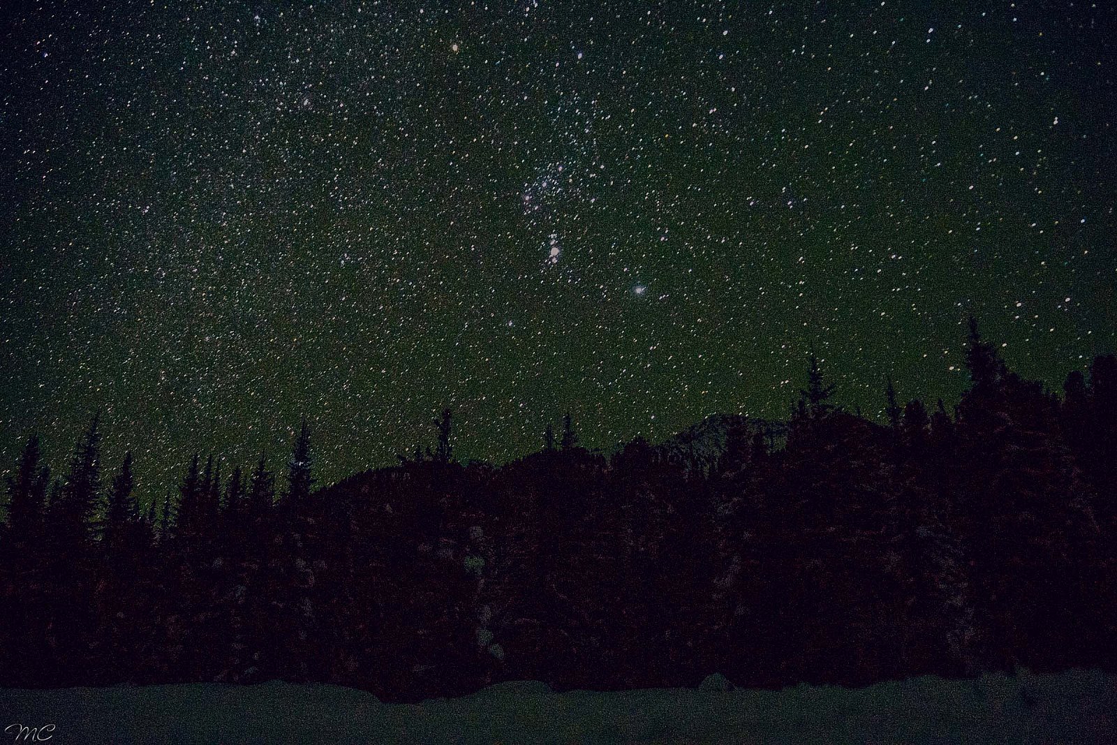 Звездная ночь - Алтай (зима)