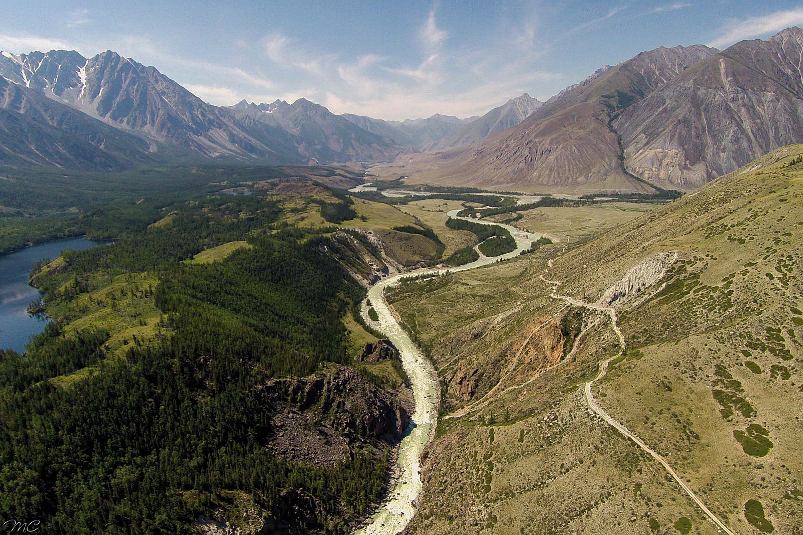 Долина реки Аргут - Алтай (лето)