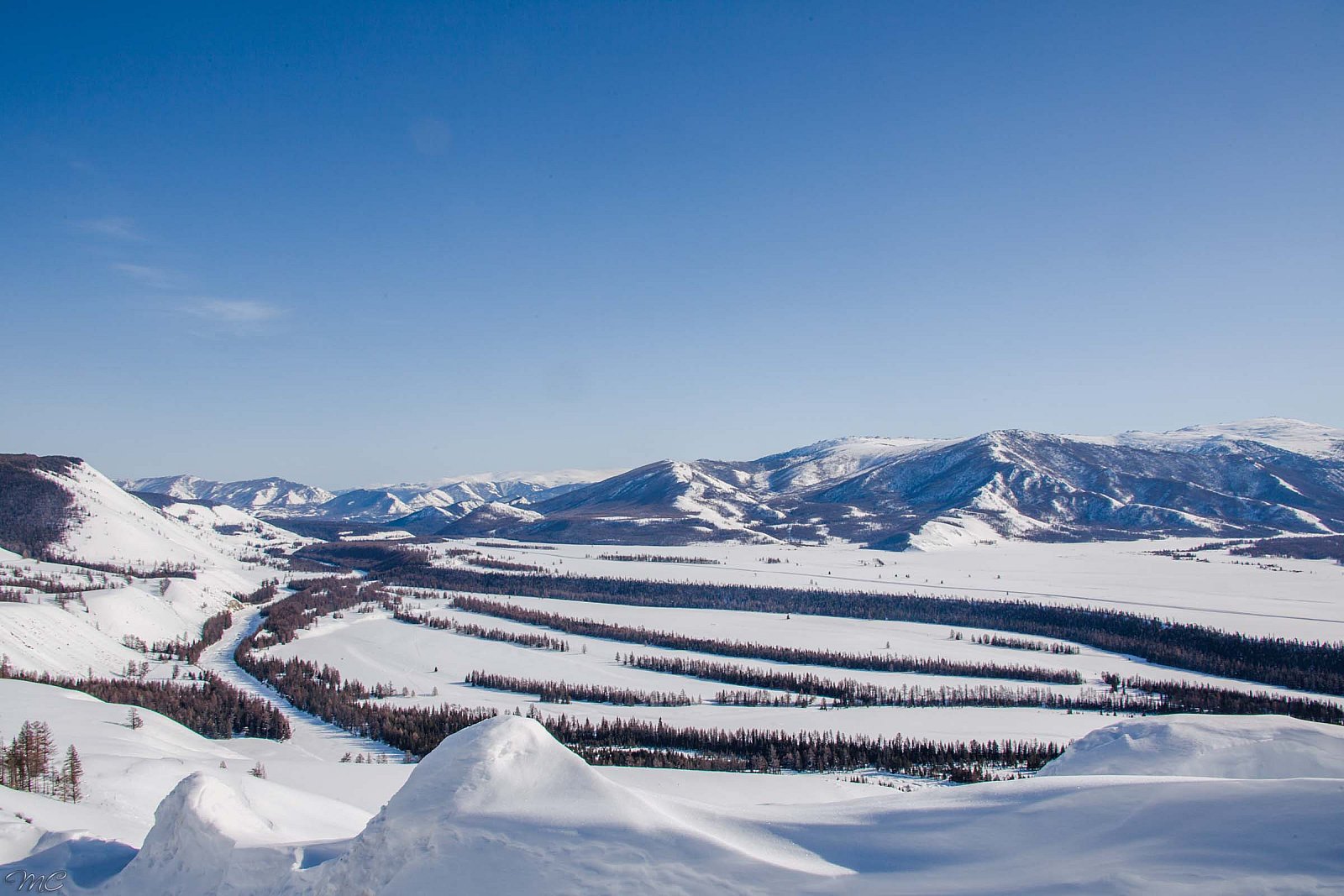 Степь Самаха - Алтай (зима)