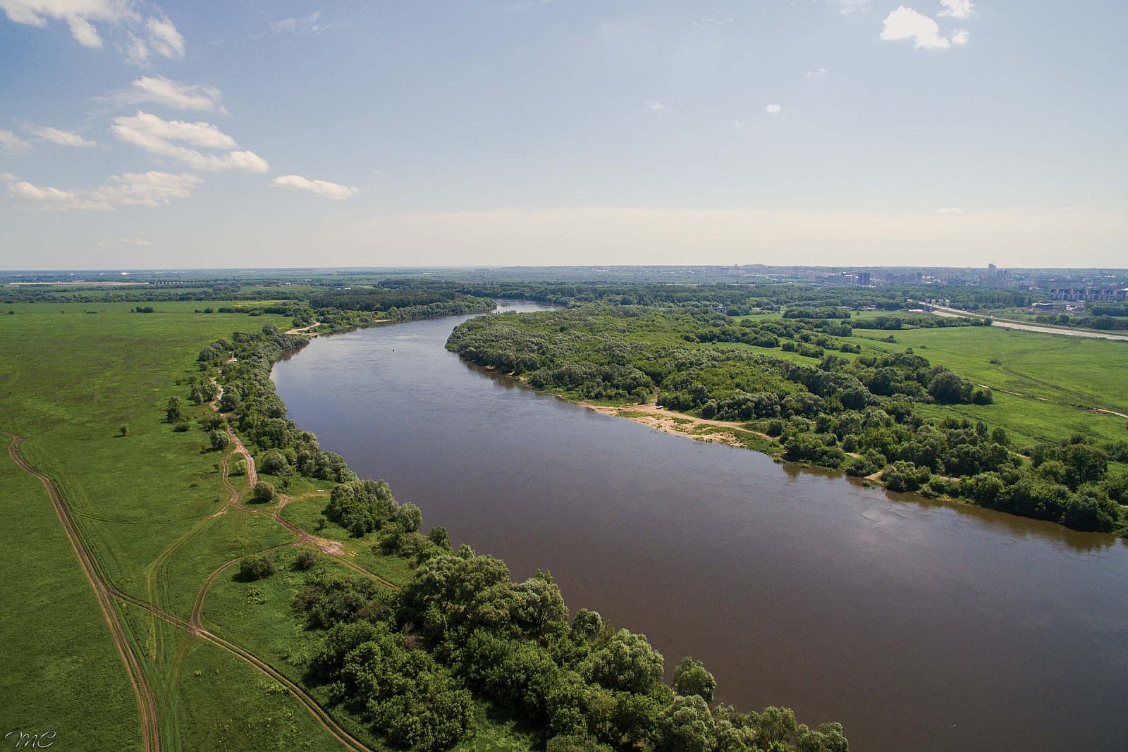 Река Ока - Рязанская область