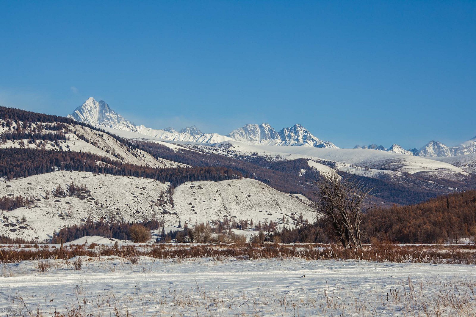 Гора Иикту - Алтай (зима)