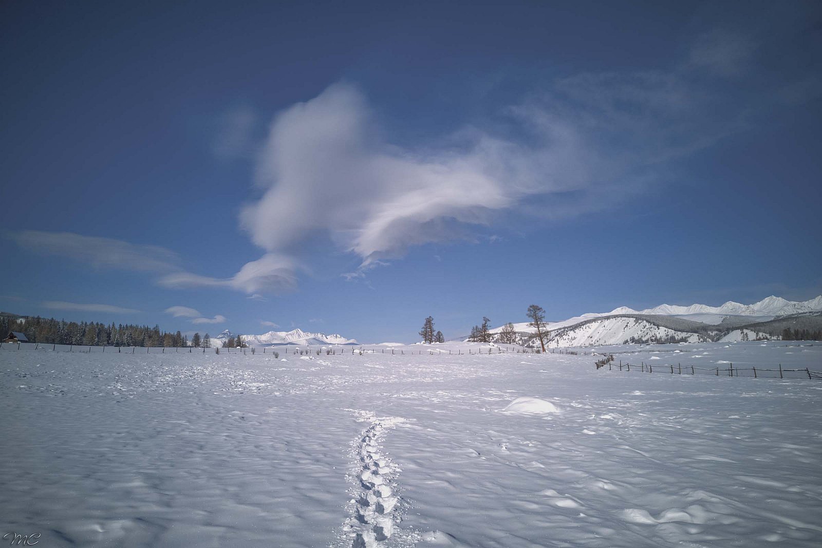 Облака - Алтай (зима)