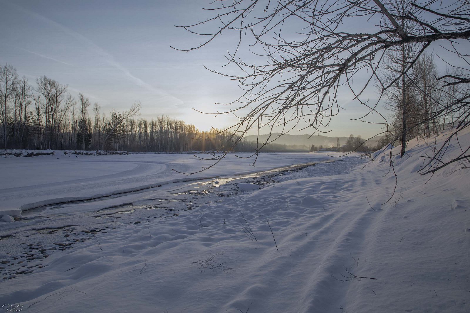 Река Катунь - Алтай (зима)