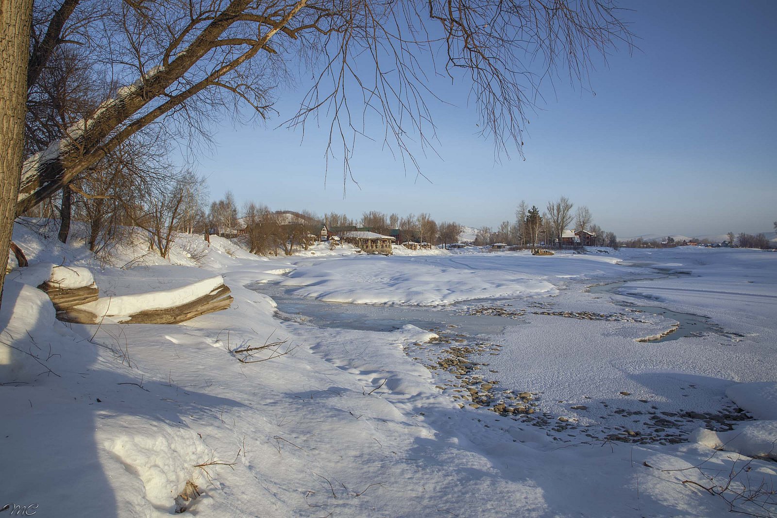 Река Катунь - Алтай (зима)