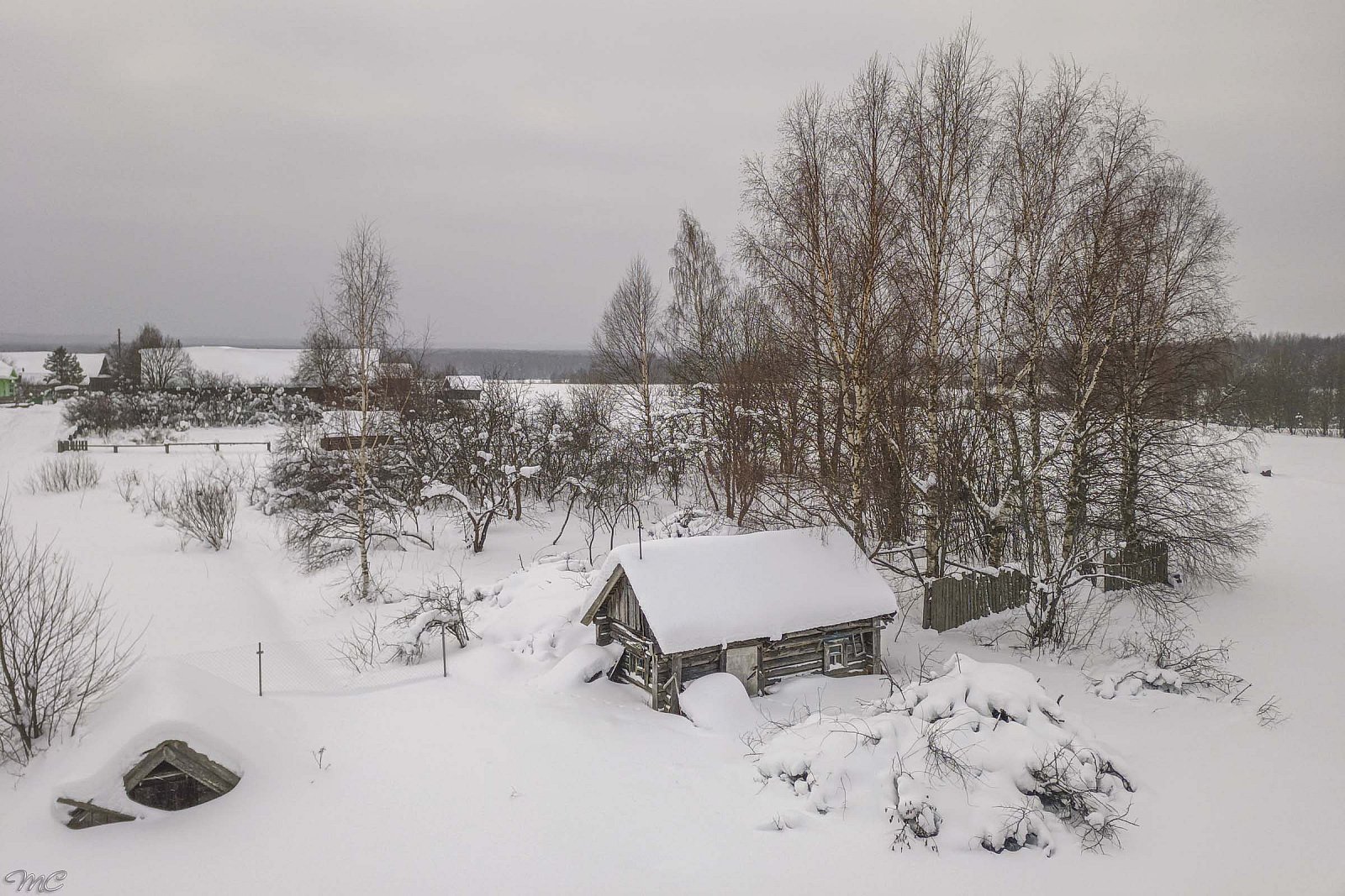 В деревне зимой - Костромская область